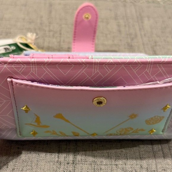 Loungefly Wicked Iridescent Ombré Mini Backpack and Wallet NWT - Picture 10 of 10